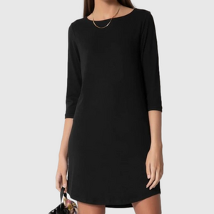 TART Shift Dress 3/4 Sleeve Black L